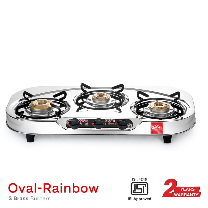 Summit Gas Stove Oval-Rainbow