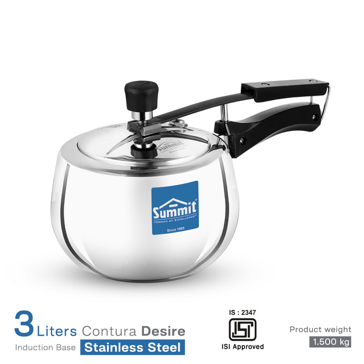 Summit Innerlid 3L C-tura Stainless Steel Desire