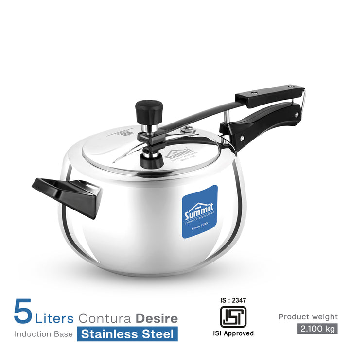 Summit Innerlid 5L C-tura Stainless Steel Desire