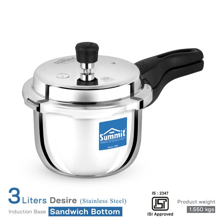 Summit Outerlid 3L Stainless Steel Desire