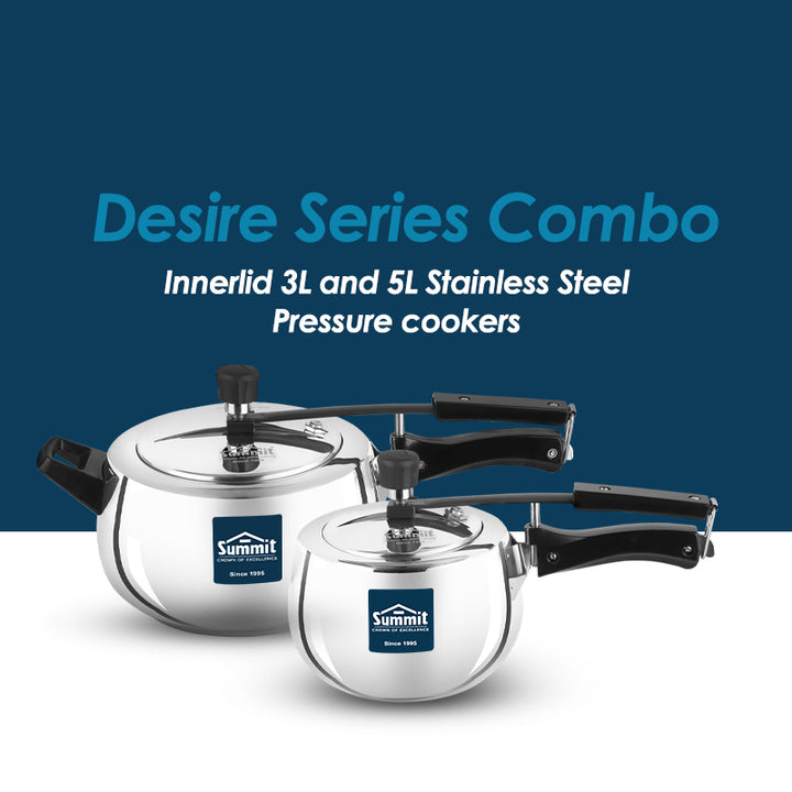 Summit Innerlid 3L & 5L C-tura Induction Desire Pressure Cookers