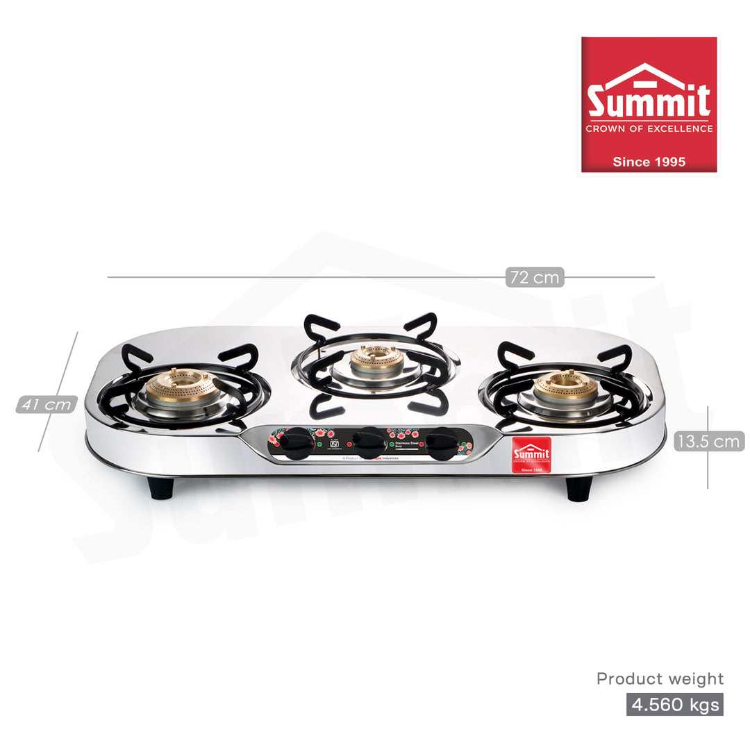 Summit Gas Stove Oval-Plain