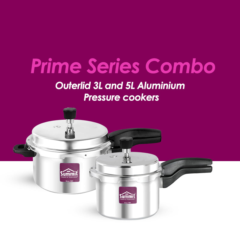 Summit Outerlid 3L & 5L Prime Pressure Cookers