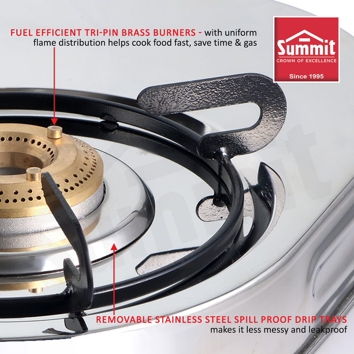 Summit Gas Stove Oval-Plain