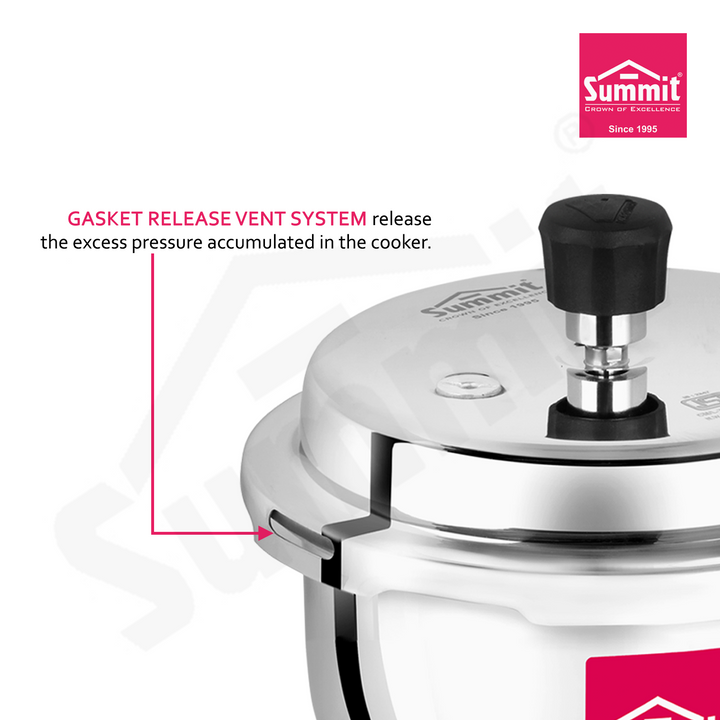 Summit Triply Outer Lid 2L Pressure Cooker