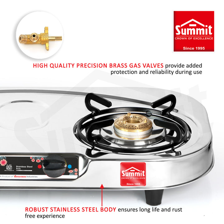 Summit Gas Stove Oval