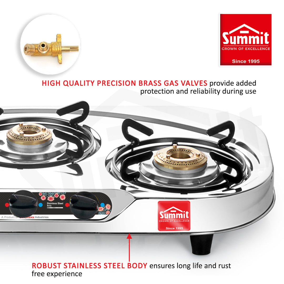 Summit Gas Stove Oval-Rainbow