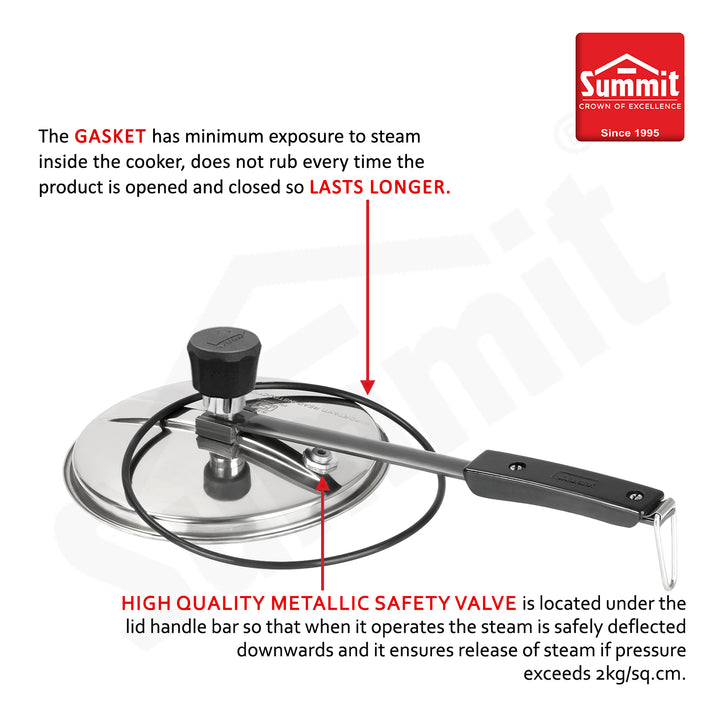 Summit Innerlid 5L Induction Hard Anodised