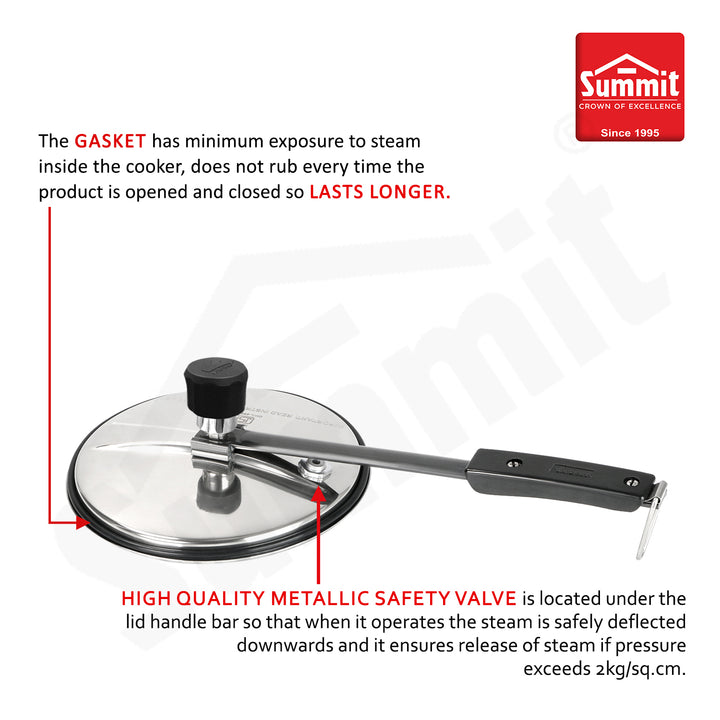 Summit Innerlid 6.5L C-tura Induction Hard Anodised