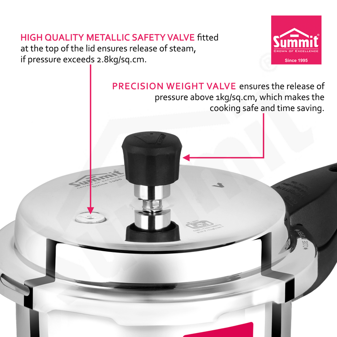 Summit Triply Outer Lid 1.5L Pressure Cooker