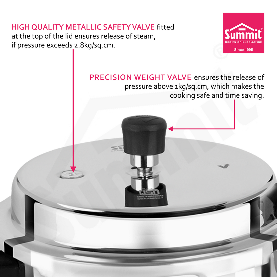 Summit Triply Outer Lid 5L Pressure Cooker